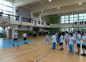 1142七年級班際籃球投籃接力賽代表照片